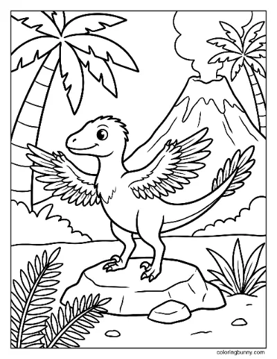 Microraptor Cảnh Jurassic