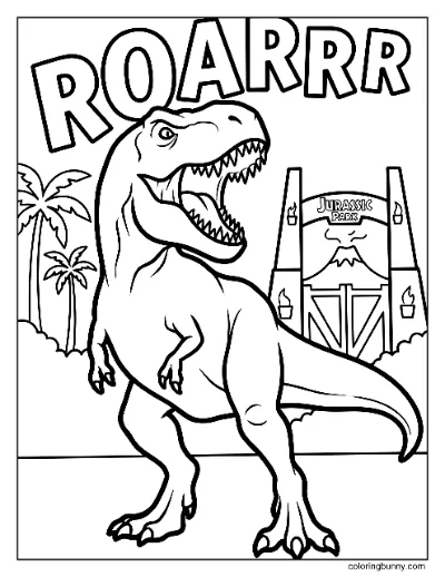Khủng Long T-Rex Gầm Gừ