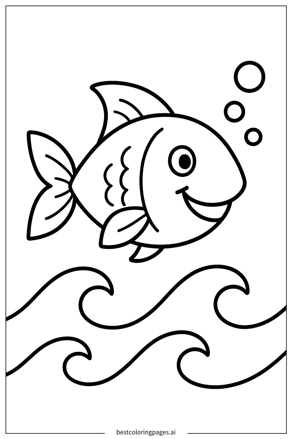 Simple fish outline
