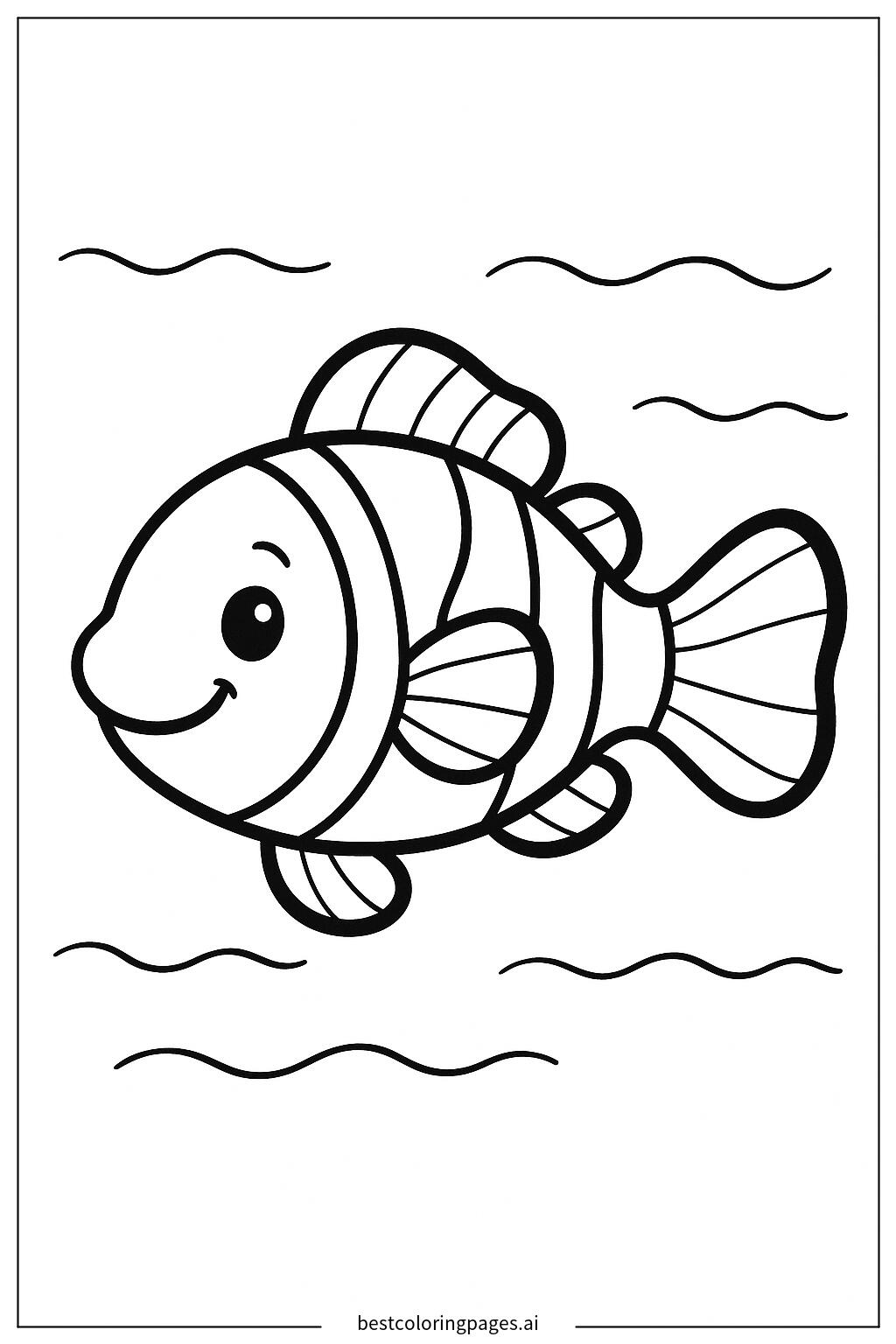 Single clownfish