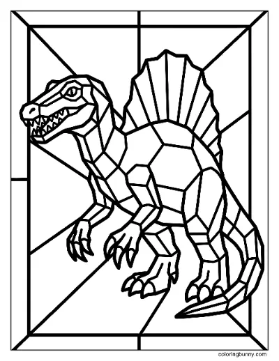 Spinosaurus Kính Màu