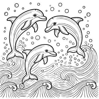 Ba Con Cá heo Tung Tăng Trên Sóng