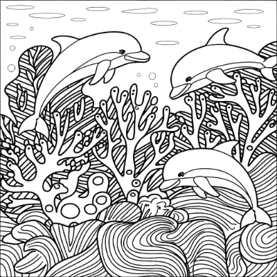 Ba Con Cá Heo Và Rạn San Hô