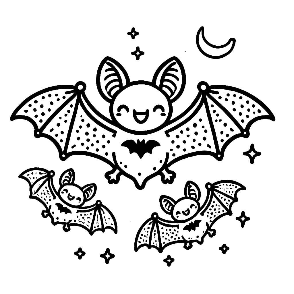 Ba Con Dơi Vui Vẻ