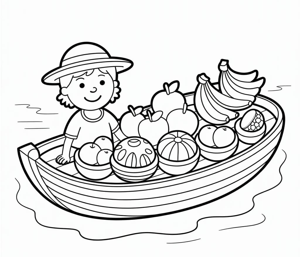 Bán Hàng Trên Chợ Nổi