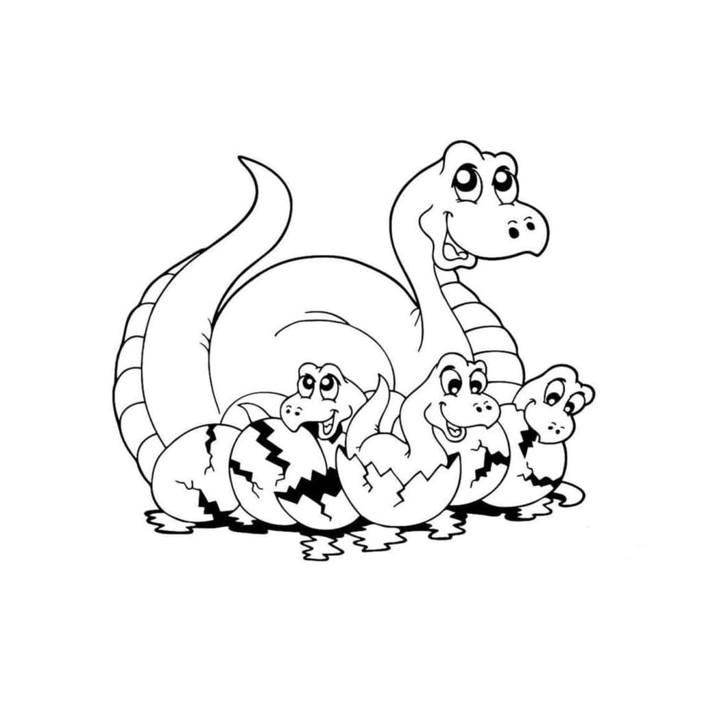 Bầy Khủng Long Con Mới Nở