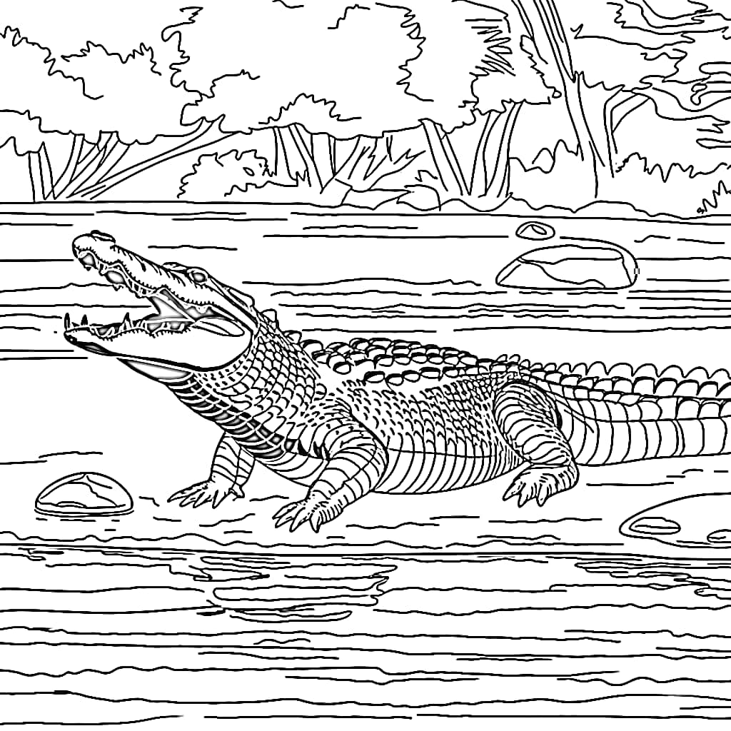 Cá Sấu Lớn Đáng Sợ