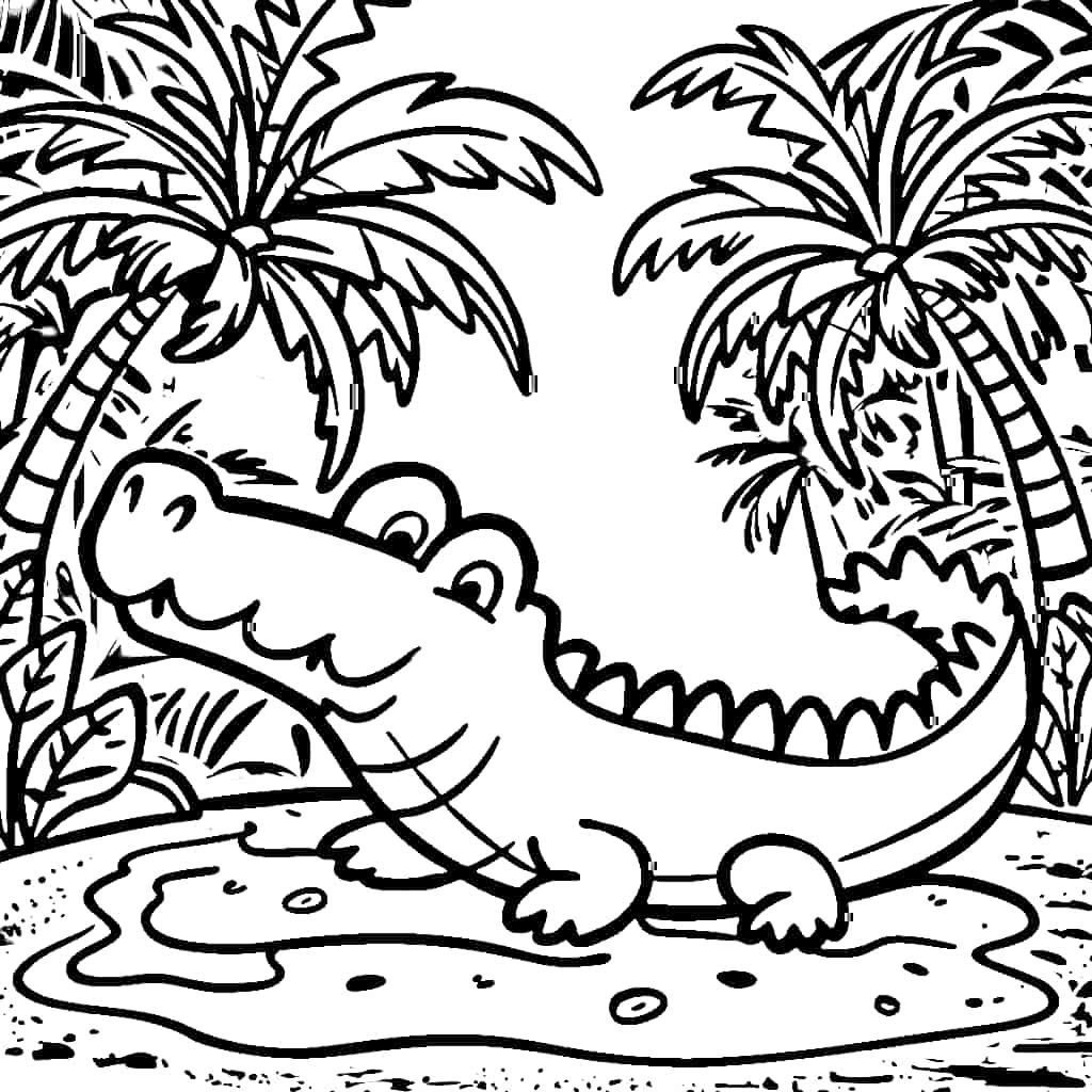 Cá Sấu Nhỏ Mỉm Cười