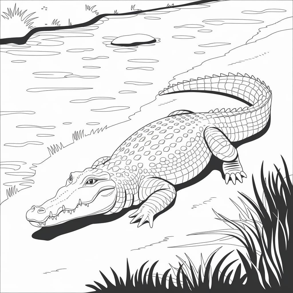 Cá Sấu Rình Mồi