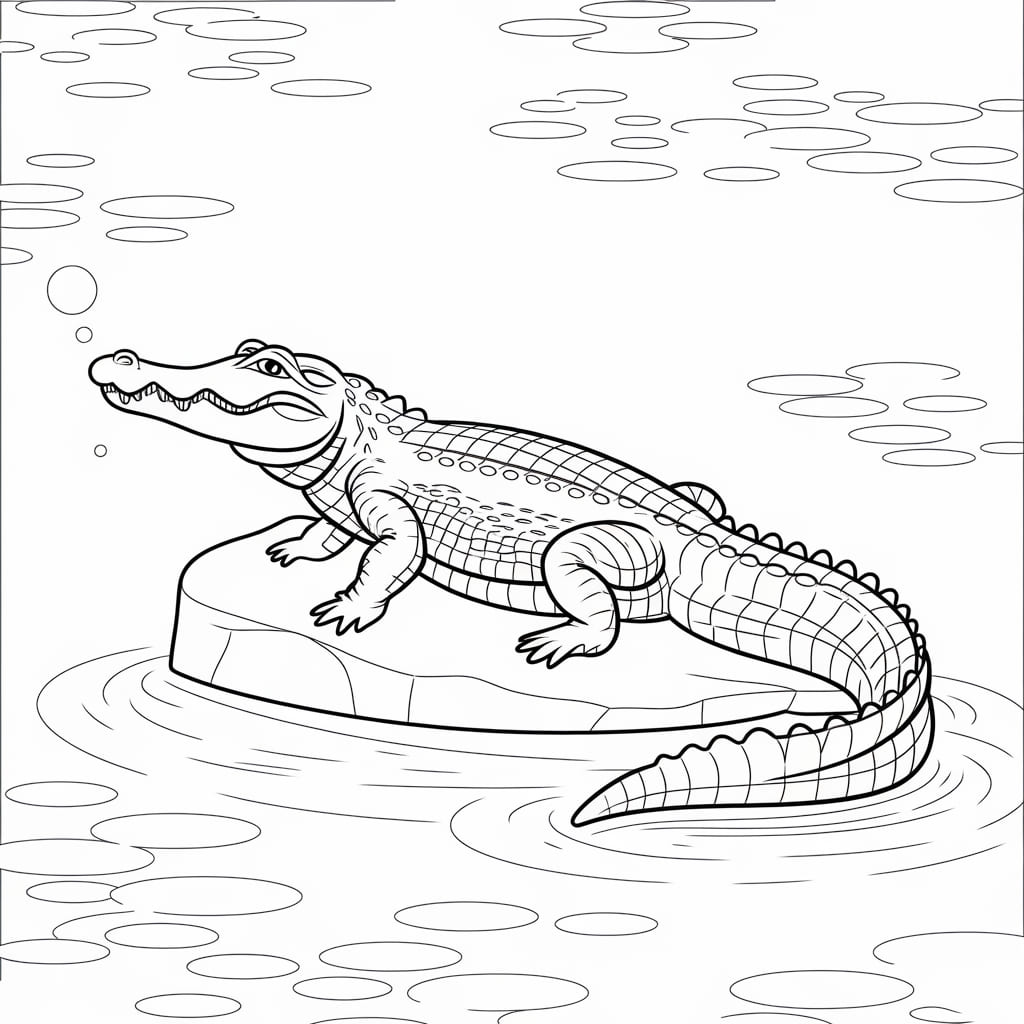 Cá Sấu Trong Đầm Lầy