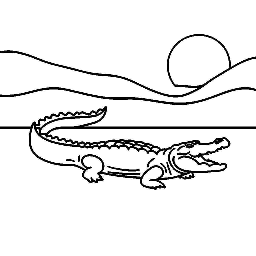 Cá Sấu Và Mặt Trời