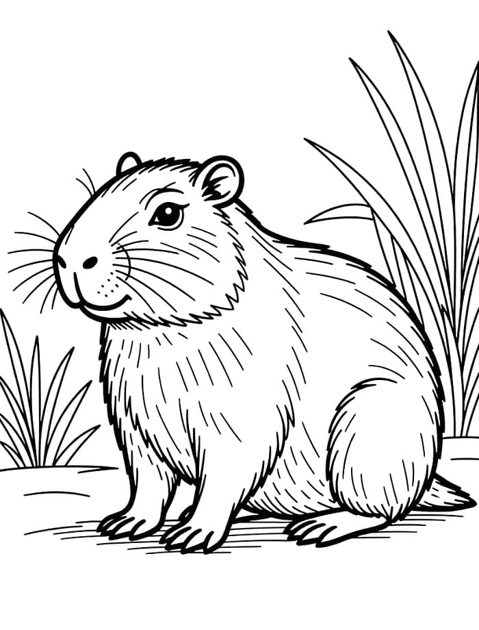 Capybara Mỉm Cười