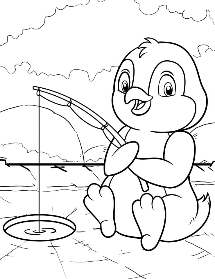 Chim Cánh Cụt Câu Cá