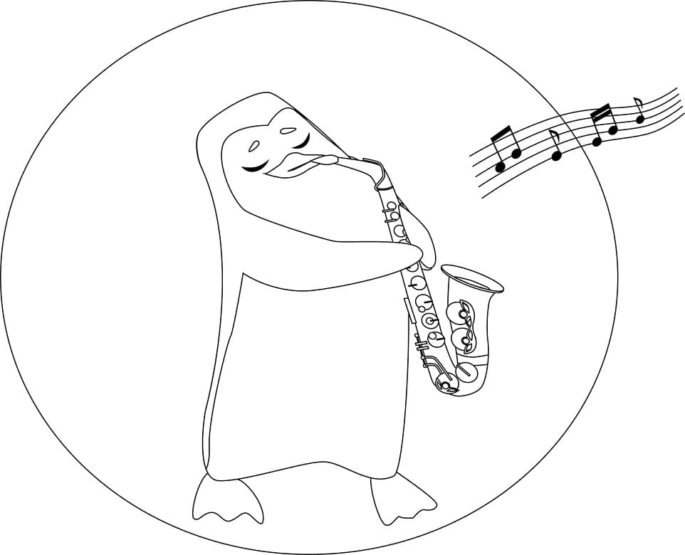 Chim Cánh Cụt Chơi Kèn