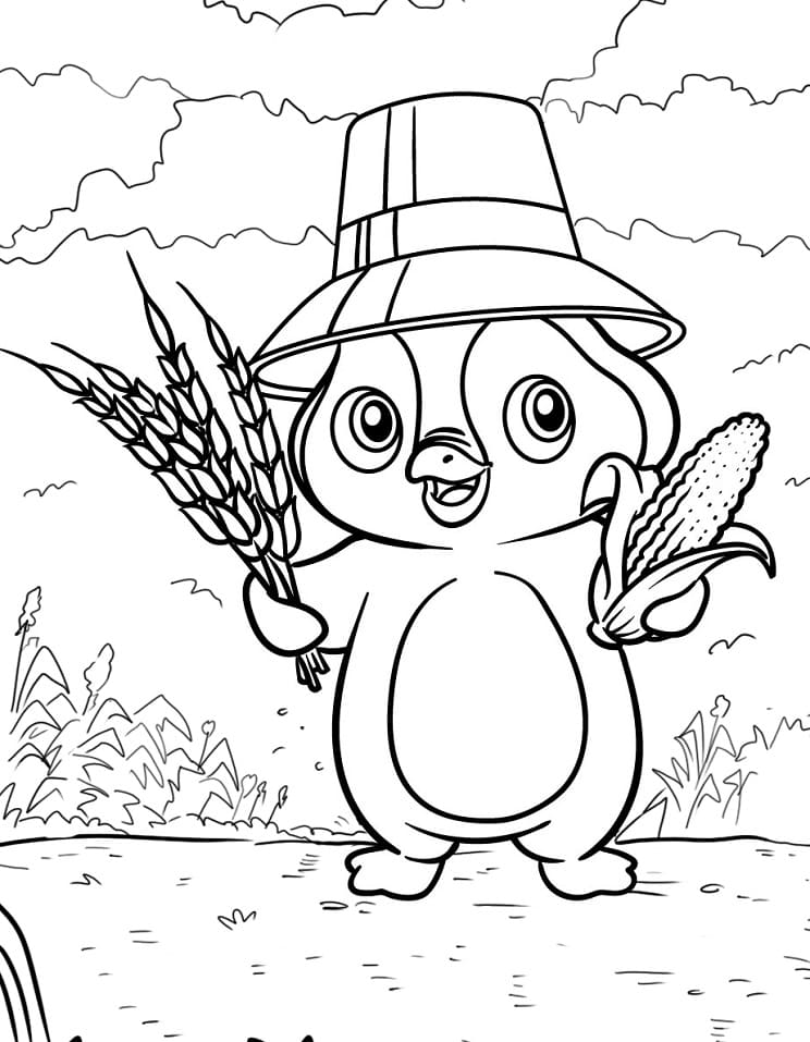 Chim Cánh Cụt Trên Cánh Đồng