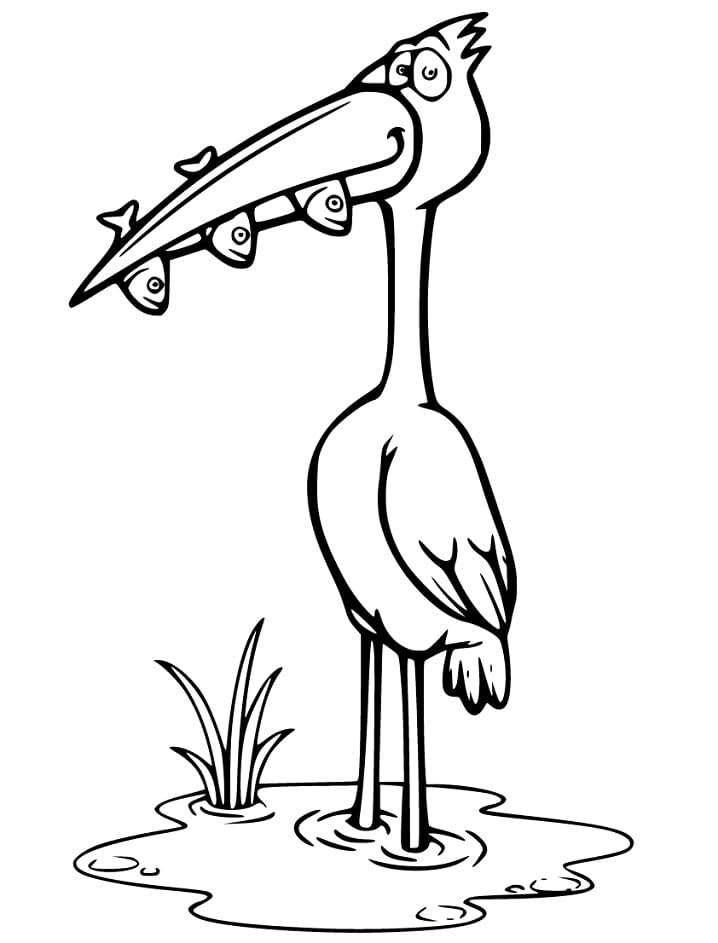 Chim Hạc Hoạt Hình