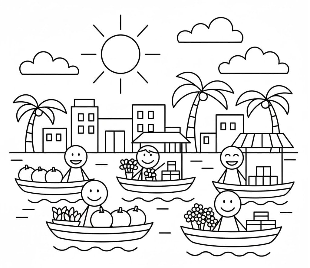 Chợ Nổi Miền Sông Nước