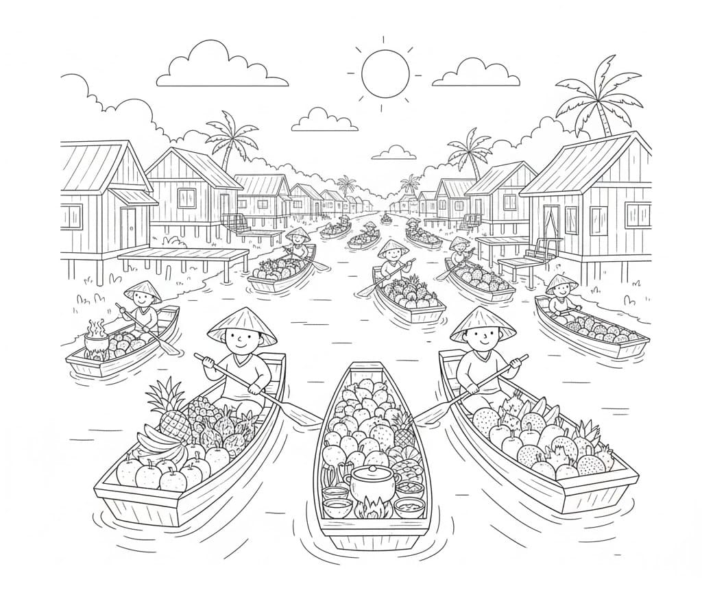 Chợ Nổi Miền Tây