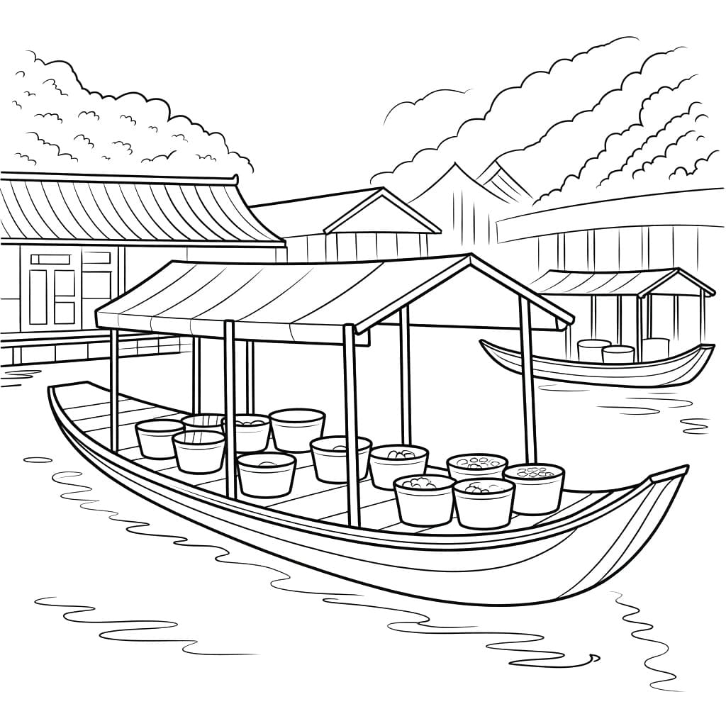 Chợ Nổi Rất Đẹp