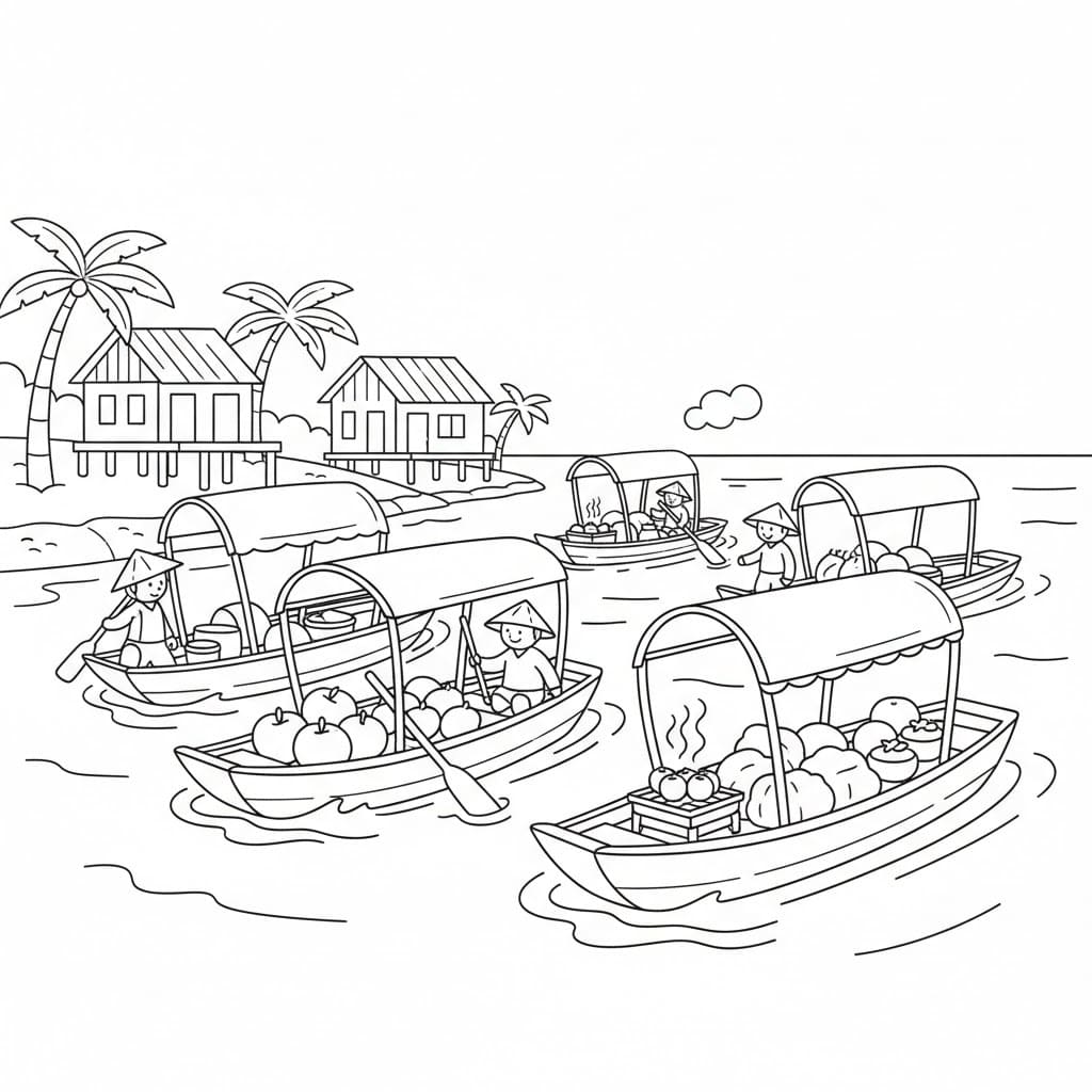 Chợ Nổi Sông Nước