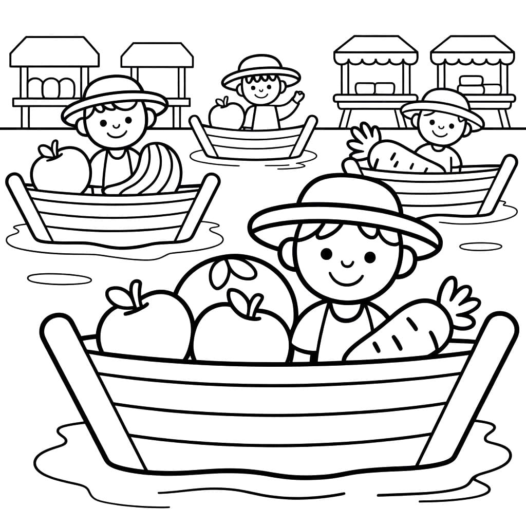 Chợ Nổi Vùng Sông Nước