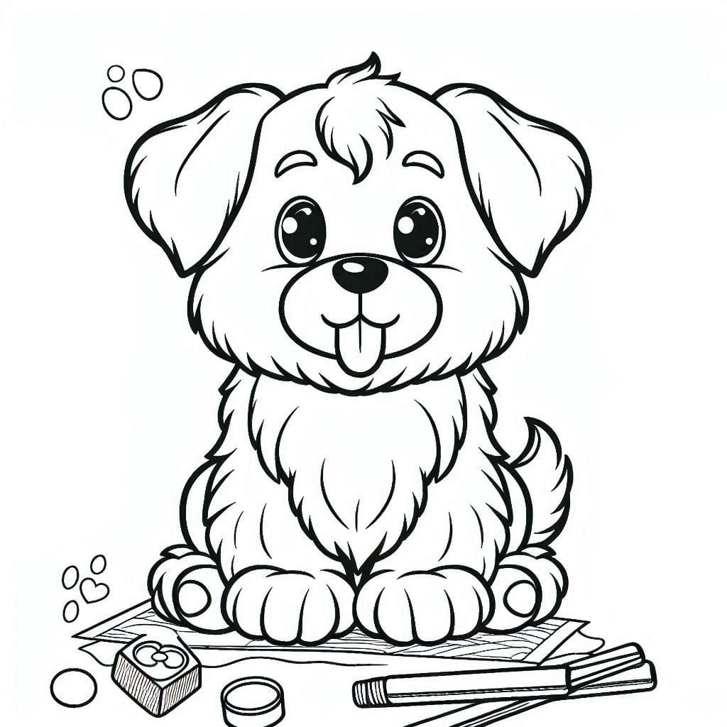 Chú Chó Con Nghịch Ngợm