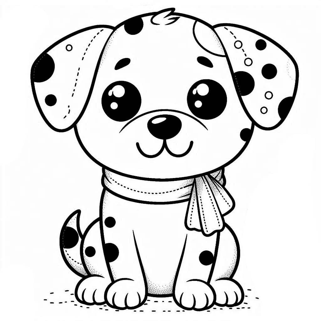 Chú Chó Đốm Đáng Yêu