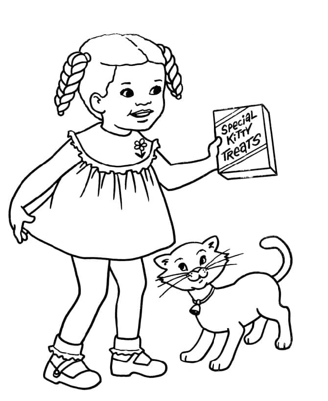 Cô Bé và Con Mèo