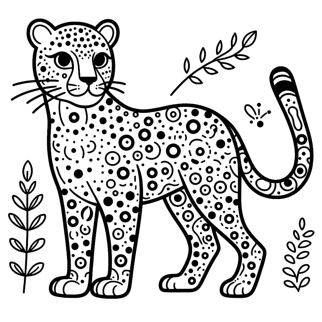 Con Báo Đốm Đơn Giản