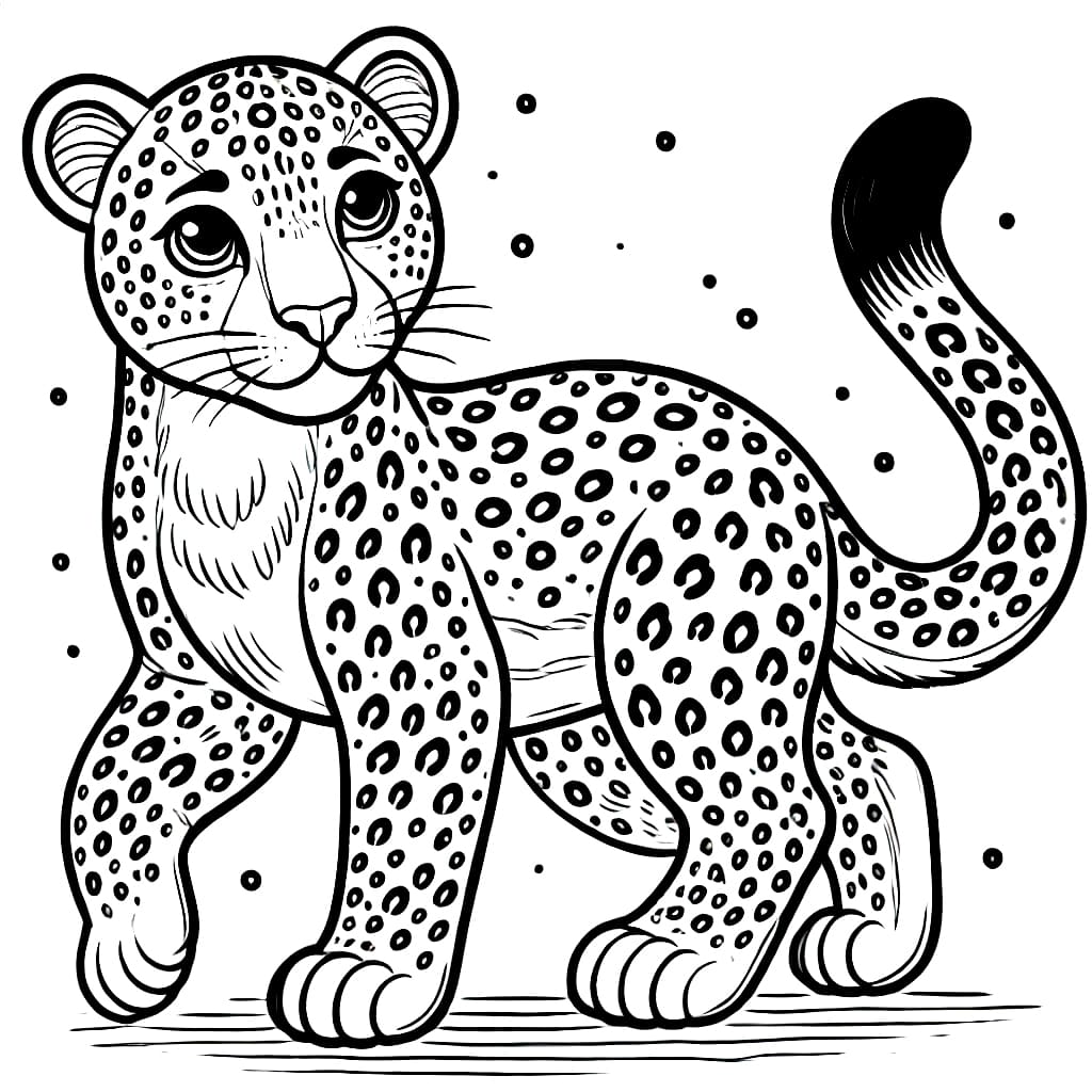 Con Báo Nhỏ Dễ Thương