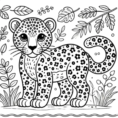 Con Báo Và Cành Cây