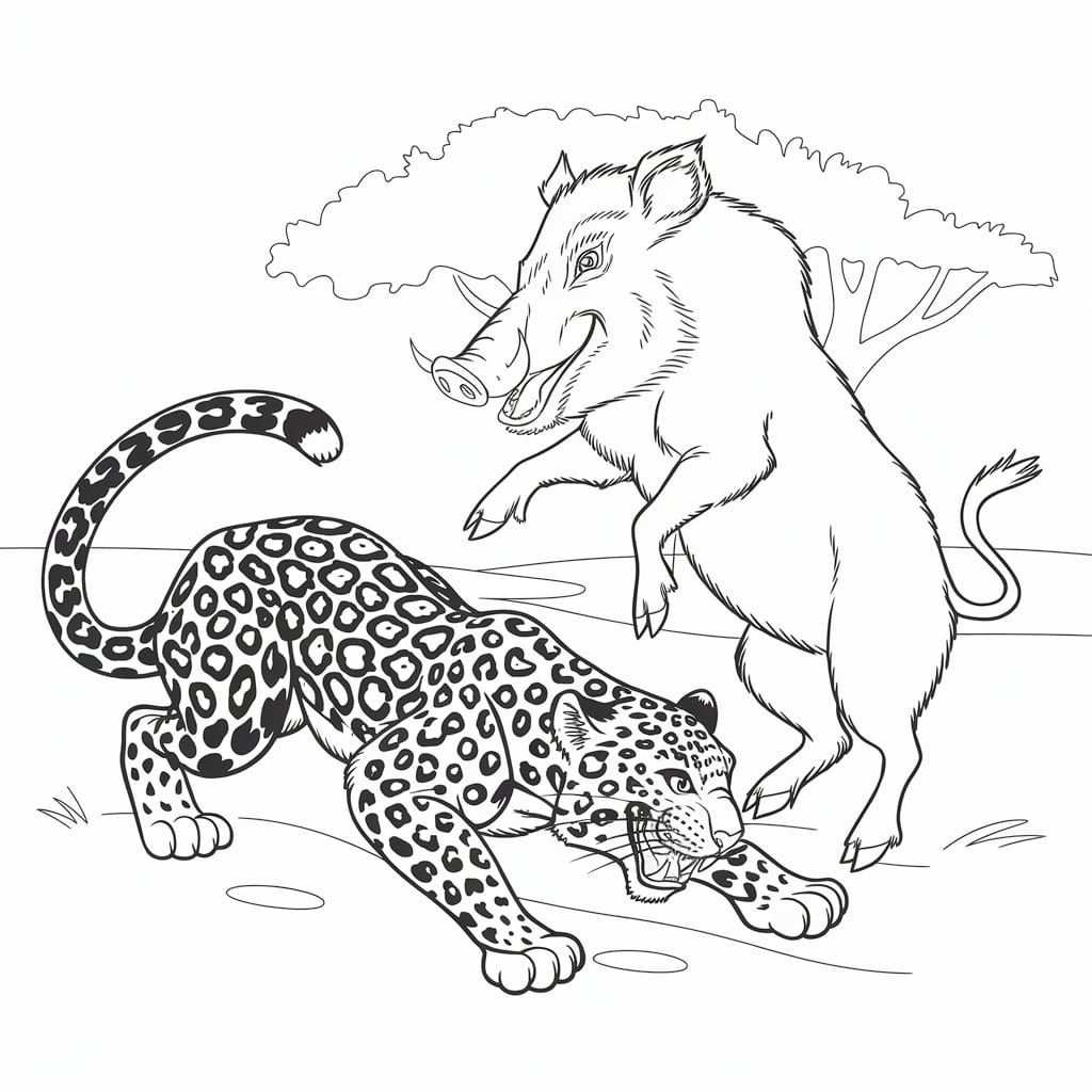 Con Báo Và Lợn Rừng