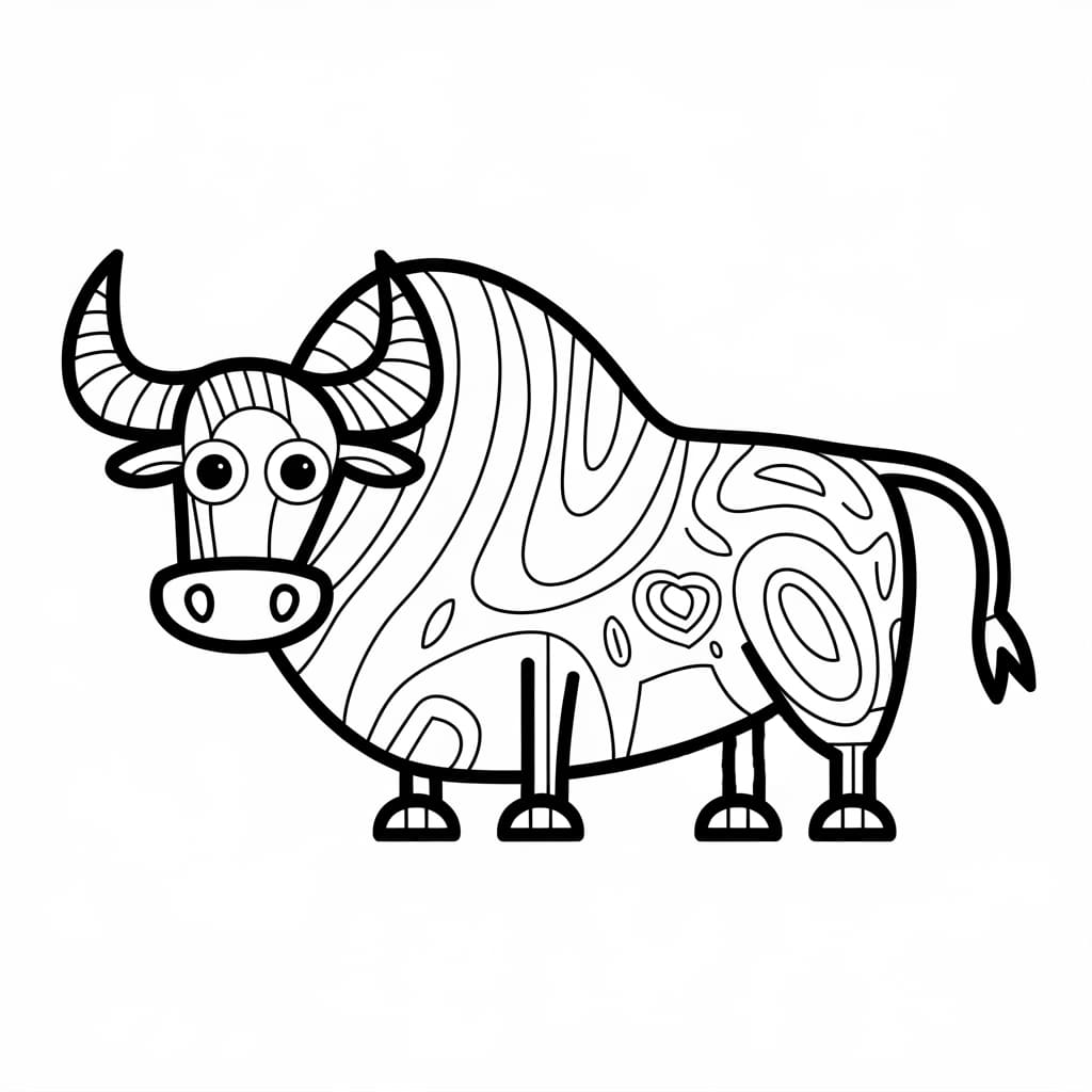 Con Bò Hoạt Hình