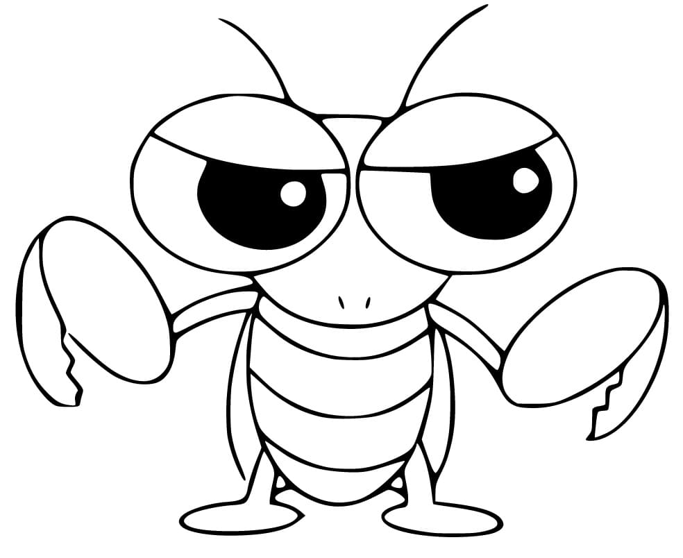 Tô Màu Con Bọ Ngựa