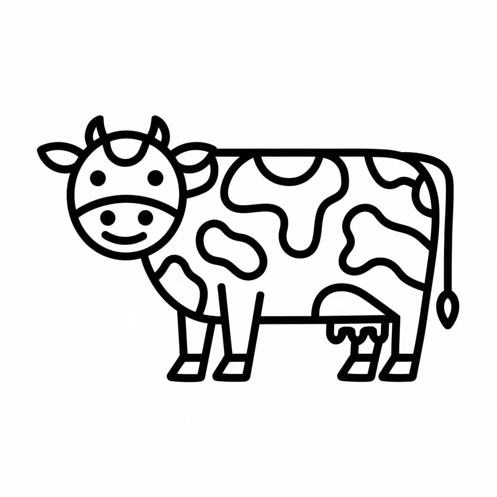 Con Bò Sữa Đơn Giản