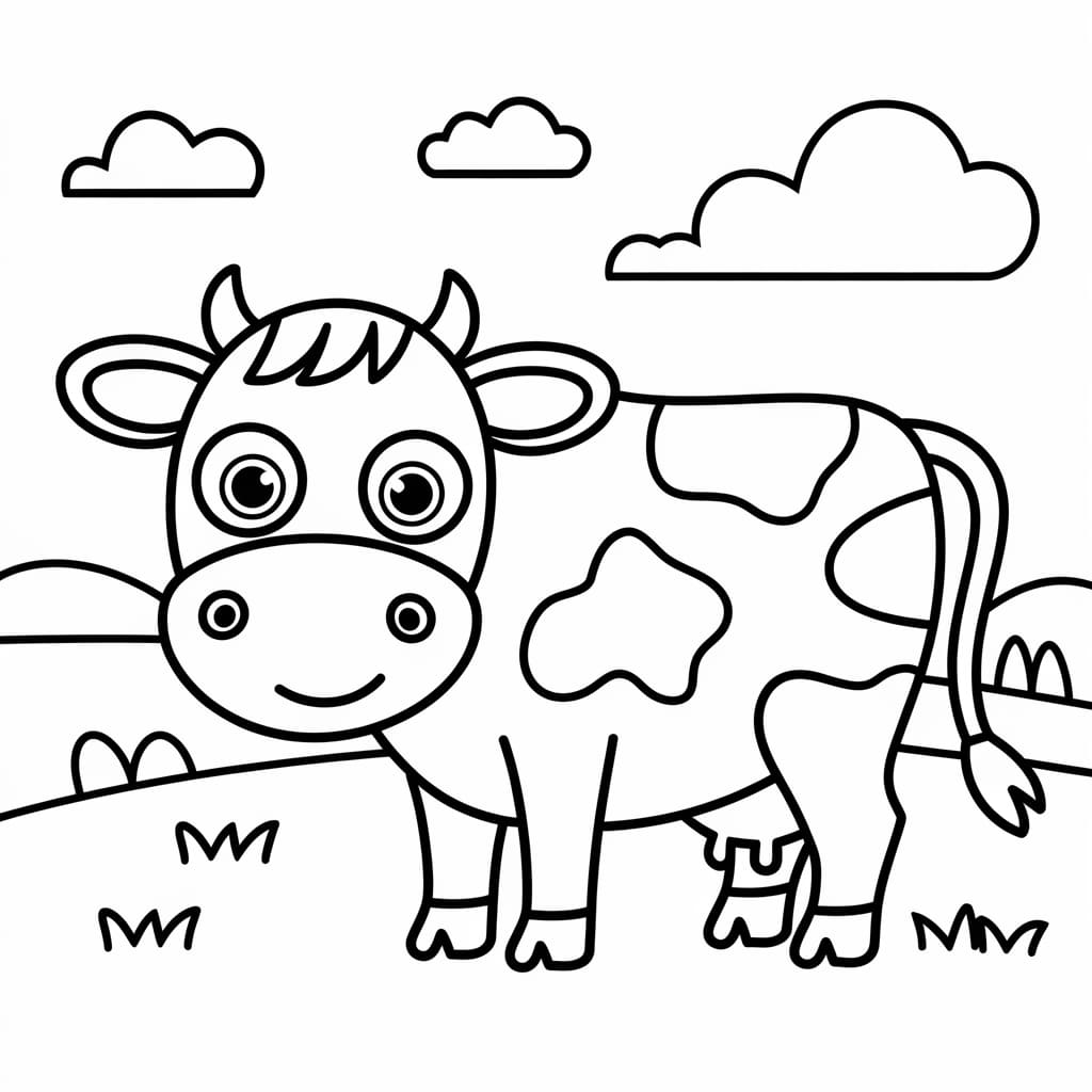 Con Bò Trên Đồng Cỏ