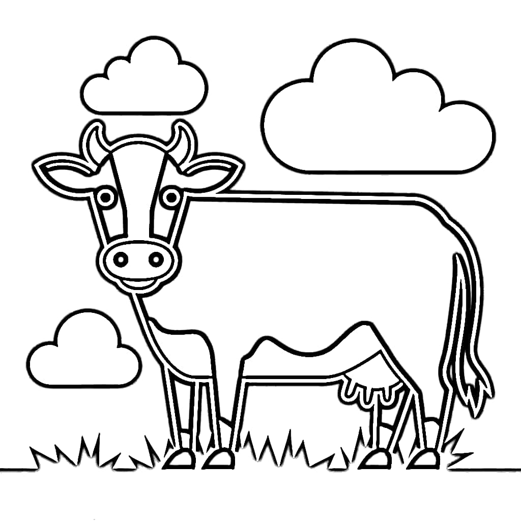 Con Bò Và Đám Mây