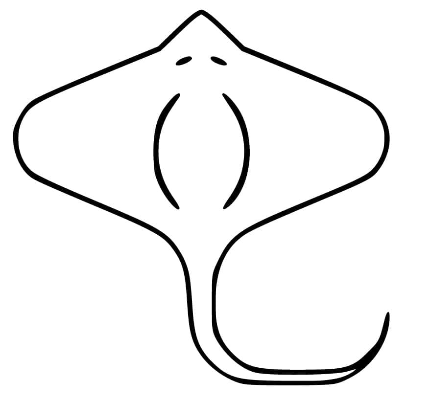 Con Cá Đuối Đơn Giản