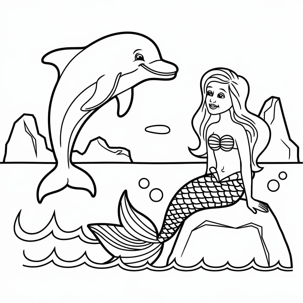 Con Cá Heo Vui Vẻ Và Nàng Tiên Cá