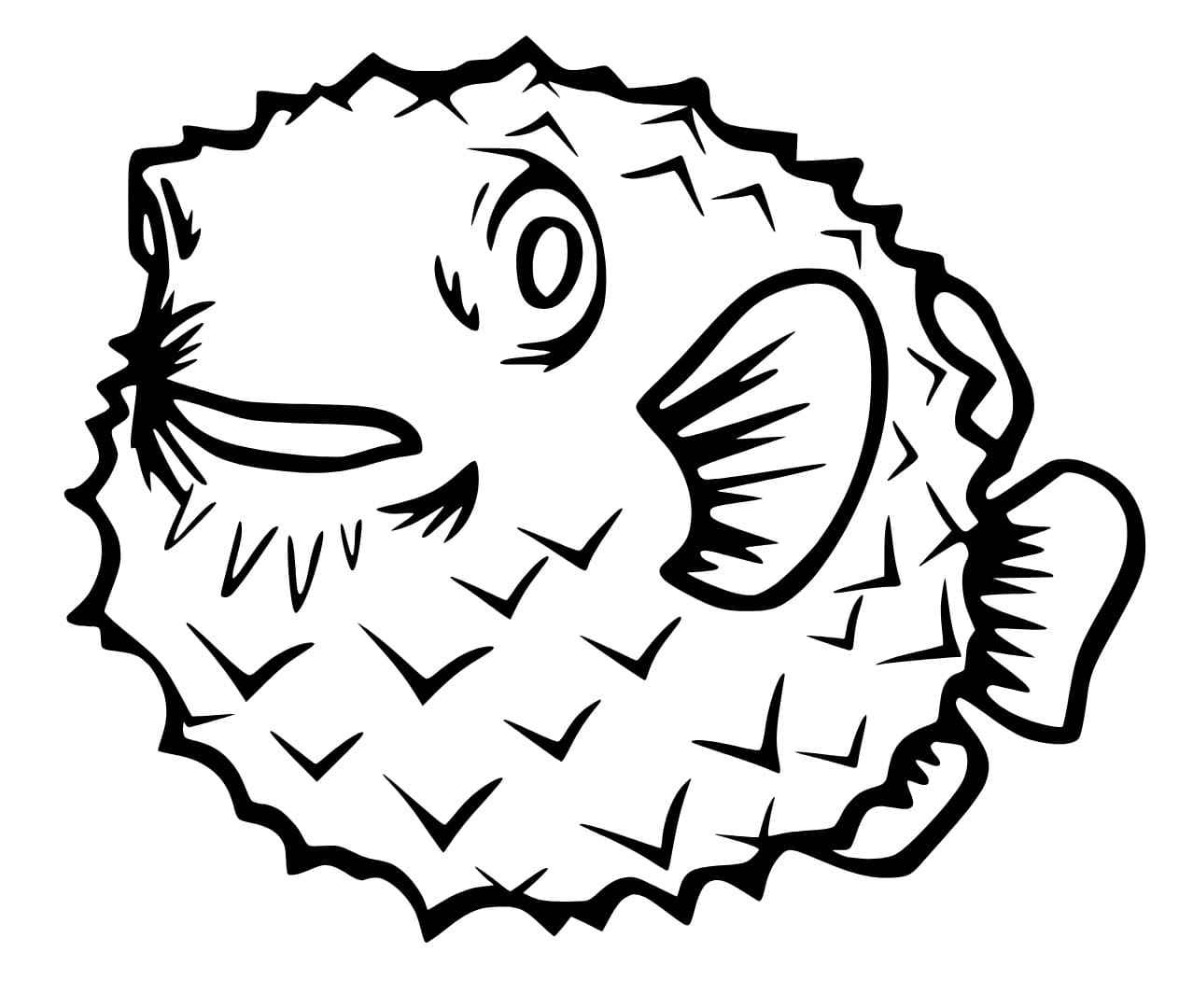 Con Cá Nóc Đơn Giản