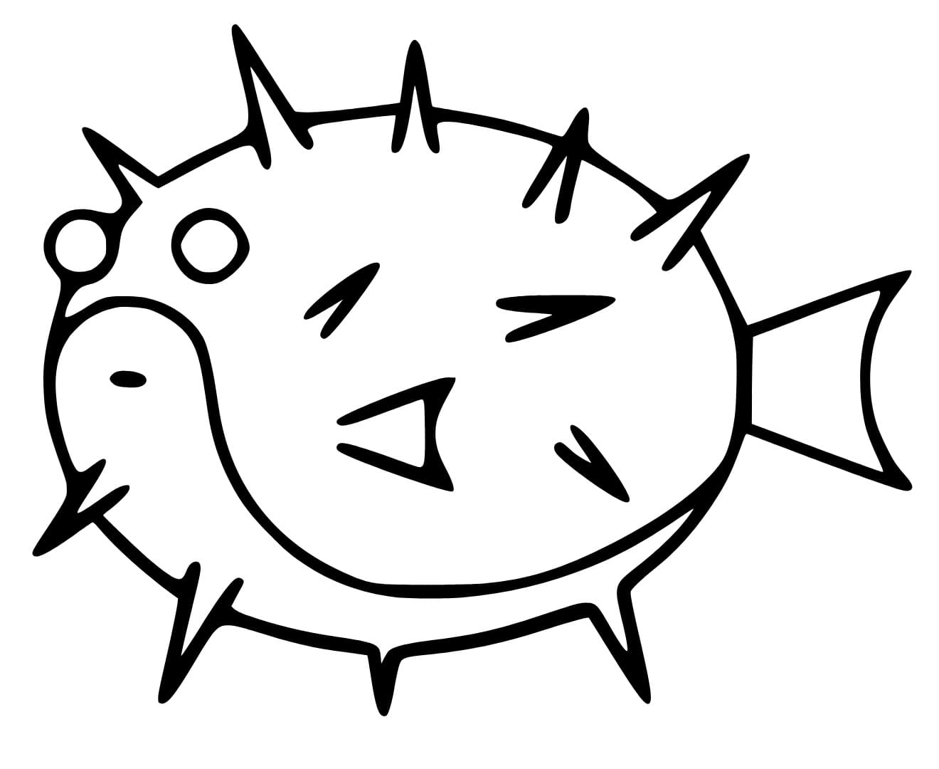 Con Cá Nóc Rất Đơn Giản