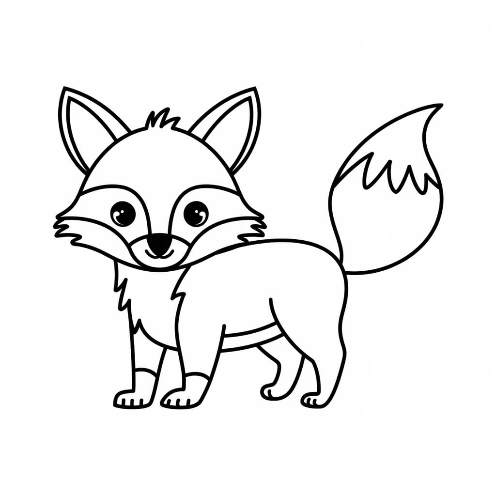 Con Cáo Dễ Thương Mỉm Cười