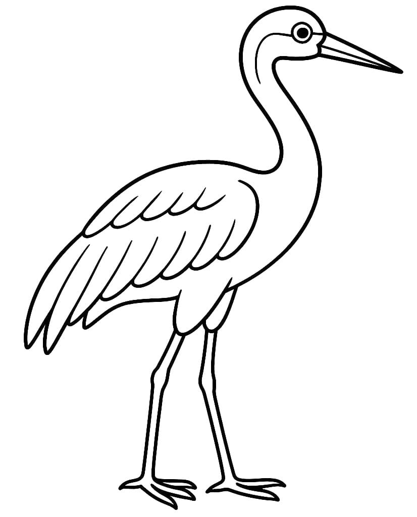 Con Chim Hạc Đơn Giản