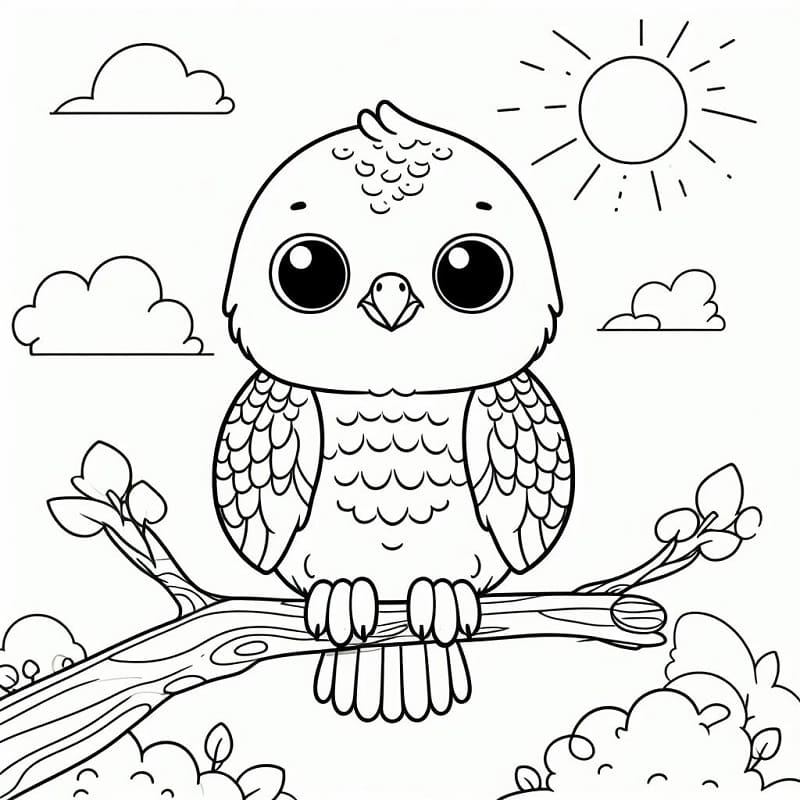 Con Chim Ưng Dễ Thương