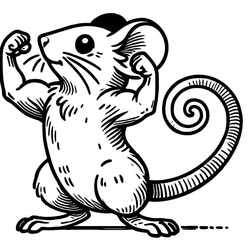 Con Chuột Cơ Bắp