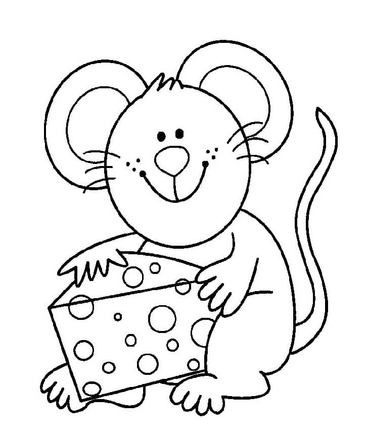 Con Chuột Với Miếng Phô Mai