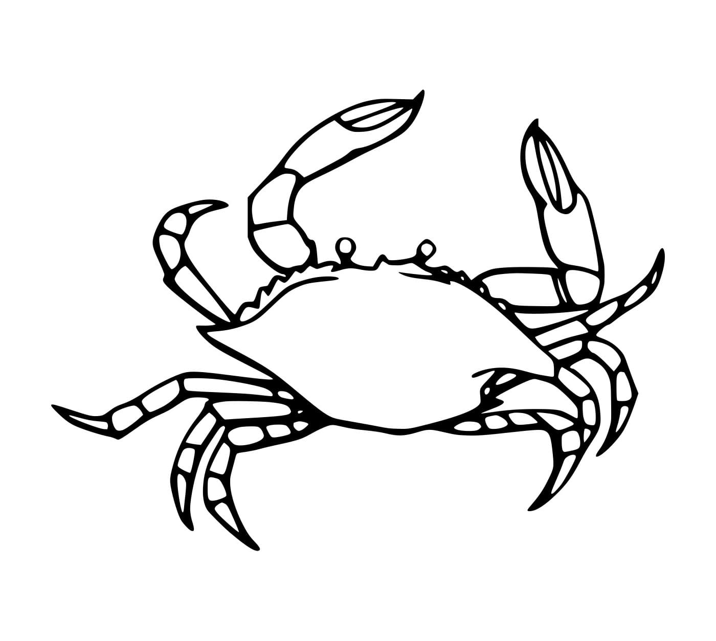 Con Cua Xanh Đơn Giản