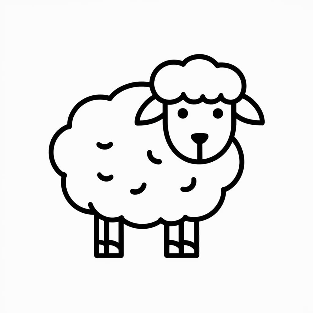 Tô Màu Con Cừu
