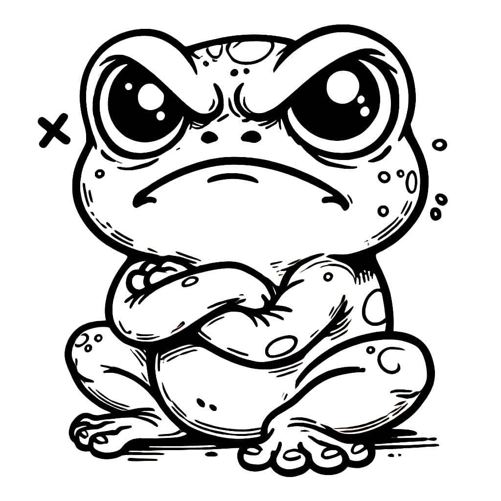 Con Ếch Bực Dọc