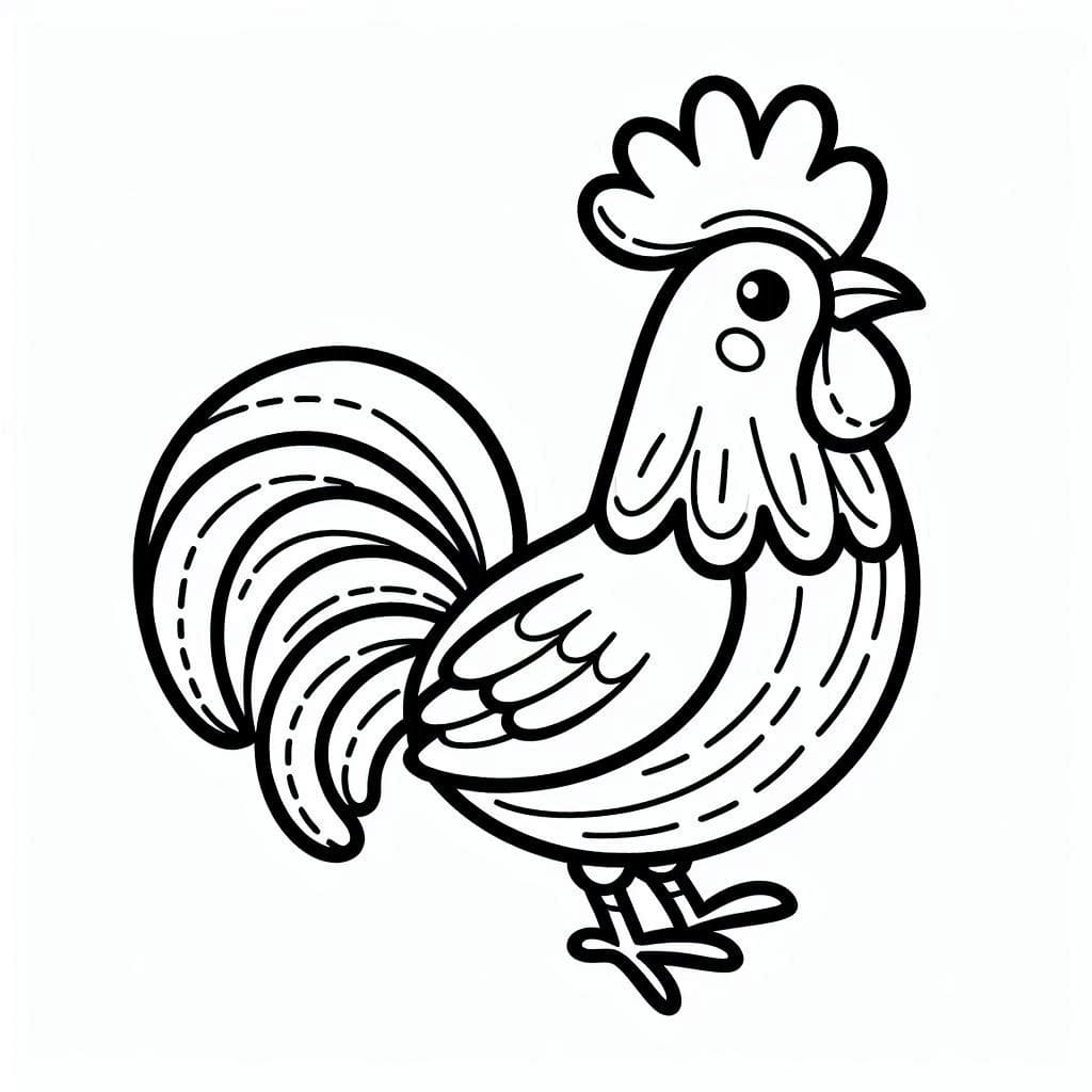 Con Gà Trống Đáng Yêu